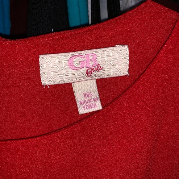 GB Girls Red Dress - Picture 2 of 5